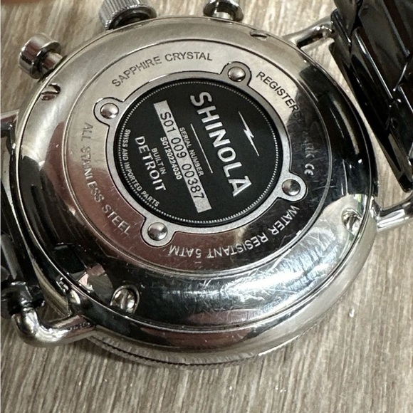 **SOLD** Shinola Canfield Sport Black Ceramic - Picture 7 of 9